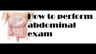 HOW TO DO ABDO EXAM EASY [upl. by Nodyl]