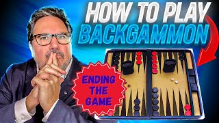 ENDING THE GAME  How To Play Backgammon  EASY  Part 3  Bearing Off [upl. by Criswell555]