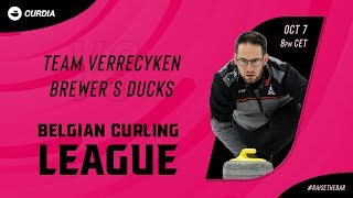 Team Verreycken vs Brewers Ducks 🥌🇧🇪 BCL  League A curling [upl. by Warfore]