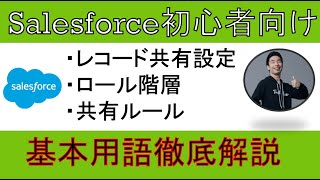 【共有設定・ロール階層・共有ルール】Salesforce基本用語徹底解説【初心者向け】 [upl. by Sutsugua]