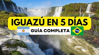 🟢 5 días en las CATARATAS DEL IGUAZÚ  👉 GUÍA COMPLETA Argentina y Brasil 🇦🇷🇧🇷 [upl. by Berns]