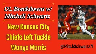 Wanya Morris Film Review Chiefs week 3 starting Left Tackle [upl. by Selrahcnhoj]