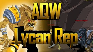 AQW  How To Get Rank 10 Lycan Reputation Fast [upl. by Afra198]