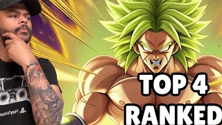 TOP 4 BROLY RANKED GAMEPLAY  Dragon Ball Z Sparking Zero [upl. by Garda]