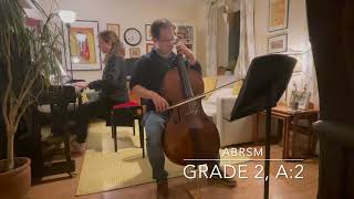 Italian Rant ABRSM Cello Grade 2 2024 [upl. by Batha]