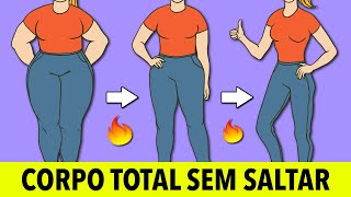 TRANSFORMAÇÃO TOTAL DO CORPO COM 37 MINUTOS POR DIA  SEM SALTOS SEM REPETIÇÕES [upl. by Einiar514]