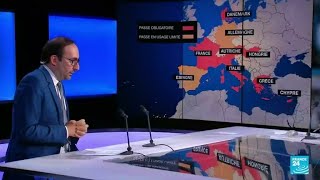 Pandémie de Covid19  quels pays ont déjà mis en place un passe sanitaire  • FRANCE 24 [upl. by Terrence]