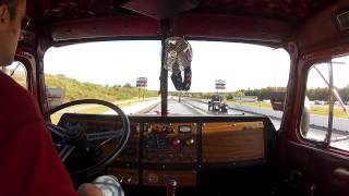 Two Autocar trucks drag racing [upl. by Beale]