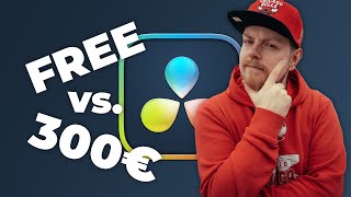 DaVinci Resolve Studio vs Free I Kurz zusammengefasst [upl. by Bebe225]