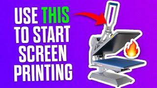 How to Screen Print TShirts with ONLY a Heat Press [upl. by Ecydnac170]