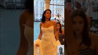 The majestic entrance of georgina Rodriguez😱❤️georgina georginarodriguez shortviral shorts [upl. by Eimorej]