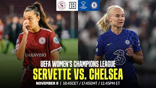 Servette vs Chelsea  UEFA Women’s Champions League Matchday 3 Full Match [upl. by Coffey]