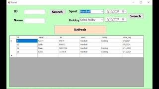 Cprogrammer Search in SQL Database  DataGridView BindingSource Filter in c [upl. by Dabbs]