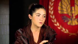 Isabelle Fuhrman Clove  Official Hunger Games interview [upl. by Pietra]