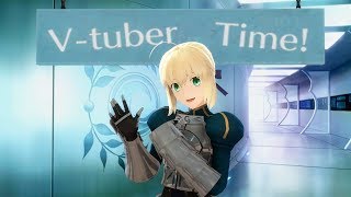 SFM FateGrand Order Artoria Takes On Virtual Youtubing Saber Says [upl. by Enyrehtak]