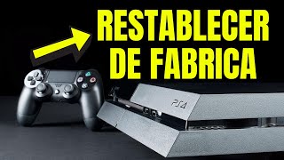 👉CÓMO FORMATEAR PlayStation 4 en MODO SEGURO 👉 Inicializar PS4 👉 Método Rápido [upl. by Htiek]