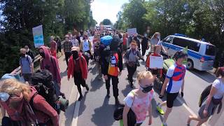 Ende Gelände und Fridays for Future am Kraftwerk Datteln4 unterwegs [upl. by Viking]