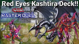 Red Eyes Kashtira Deck  Burn all life points  YuGiOh Máster Duel [upl. by Onyx]