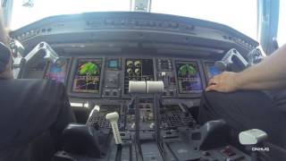 Embraer E190LR Takeoff Instrument View [upl. by Kemme366]