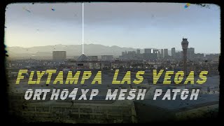 native ortho4xp integration for FlyTampa Las Vegas KLAS  XPlane 11 [upl. by Hurless]