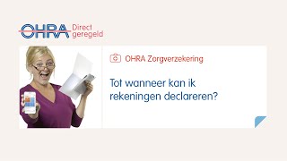 Tot wanneer kan ik mijn rekening declareren [upl. by Arres]