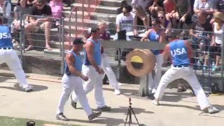 Sydney Royal Easter Show 2016 World Championship Double Handed Sawing [upl. by Aek]