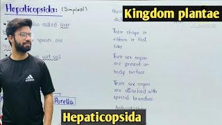 Hepaticopsida Characteristics In Urdu Hindi  Life Cycle [upl. by Anyg685]