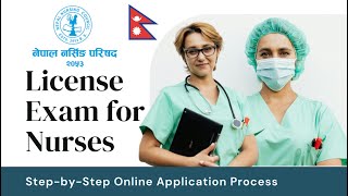 Nursing License Exam Online Registration Nepal  Nepal Nursing Council  Bipin Sharma [upl. by Krutz]