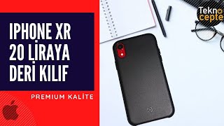 Iphone XR 20₺ Premium Deri Kılıf  300 ₺ Apple Kılıfa Alternatif [upl. by Amorete]