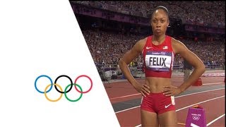 Allyson Felix Wins 200m Gold  London 2012 Olympics [upl. by Aij]