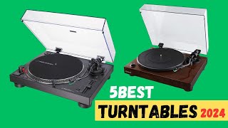 Top 5 Best Turntables Of 2024  Turntables Review [upl. by Daub]