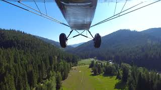 Take off from Cayuse Creek Idaho C64  Edge Performance EP912STi powered RANS S7S [upl. by Leontine955]