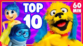 TOP 10  Maratona Mostarda  60 minutos com os melhores vídeos do canal  Desenho Infantil [upl. by Sekyere438]