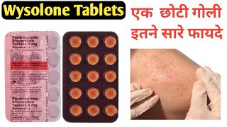 Wysolone Tablets  Wysolone 5 mg Tablet Uses In Hindi  prednisolone tablets [upl. by Hilar]