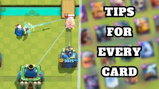 Advanced Tips for EVERY Card in Clash Royale [upl. by Charlene663]