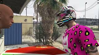 GTA Online  Misiones Pizza This y tuneo de moto [upl. by Dov13]