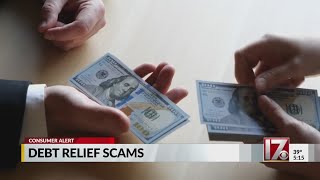 Be on the lookout for debt relief scams [upl. by Kila]