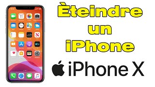 Comment eteindre iPhone X Arrêter et rallumer iPhone 10 [upl. by Nosbig]