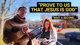 Jehovahs Witness SILENCED After Seeing Jesus Is God [upl. by Nessy]