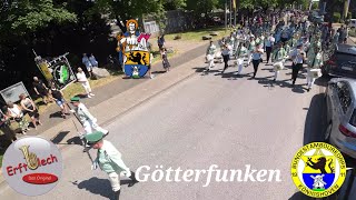 BTK Königshoven Blaskapelle Erftblech Das Original Götterfunken Marsch Schützenfest Königshoven 2023 [upl. by Had]