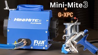 Fuji Mini Mite 3  GXPC HVLP Spray Gun Features and Benefits of Turbine System and Paint Sprayer [upl. by Macfarlane561]