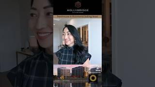 Checking out the penthouse at Hollybridge at River Green by Aspac in Richmond luxurydevelopment [upl. by Harlie312]