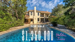 1000000 Home Tour  Hill Country Views  Helotes TX  Pool  North West San Antonio  For Sale [upl. by Dyun]