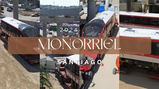 Monorriel de Santiago ENERO 2024 [upl. by Eladnyl]