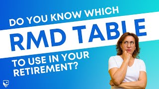 Which RMD Table Should You Use  The 3 RMD Tables and When to Use Them [upl. by Bor845]