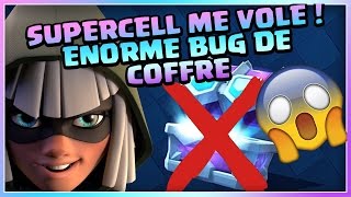 SUPERCELL ME VOLE  BUG COFFRE DU TIRAGE [upl. by Yenaj]