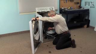 GE Dryer Repair – How to replace the Heating Element [upl. by Akemhs]