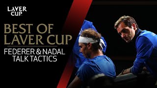 Federer and Nadal talk team tactics  Best of the Laver Cup [upl. by Carn]