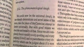 Husserls Parenthesizing of the Natural Attitude 4 [upl. by Borszcz]