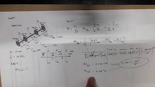 Finding the relative angle of twist of gears in a shaft sample problem [upl. by Sissie]